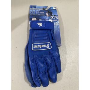 New Franklin Womens Fastpitch Batting Gloves CFX FP Chrome Series Baseball Blue
